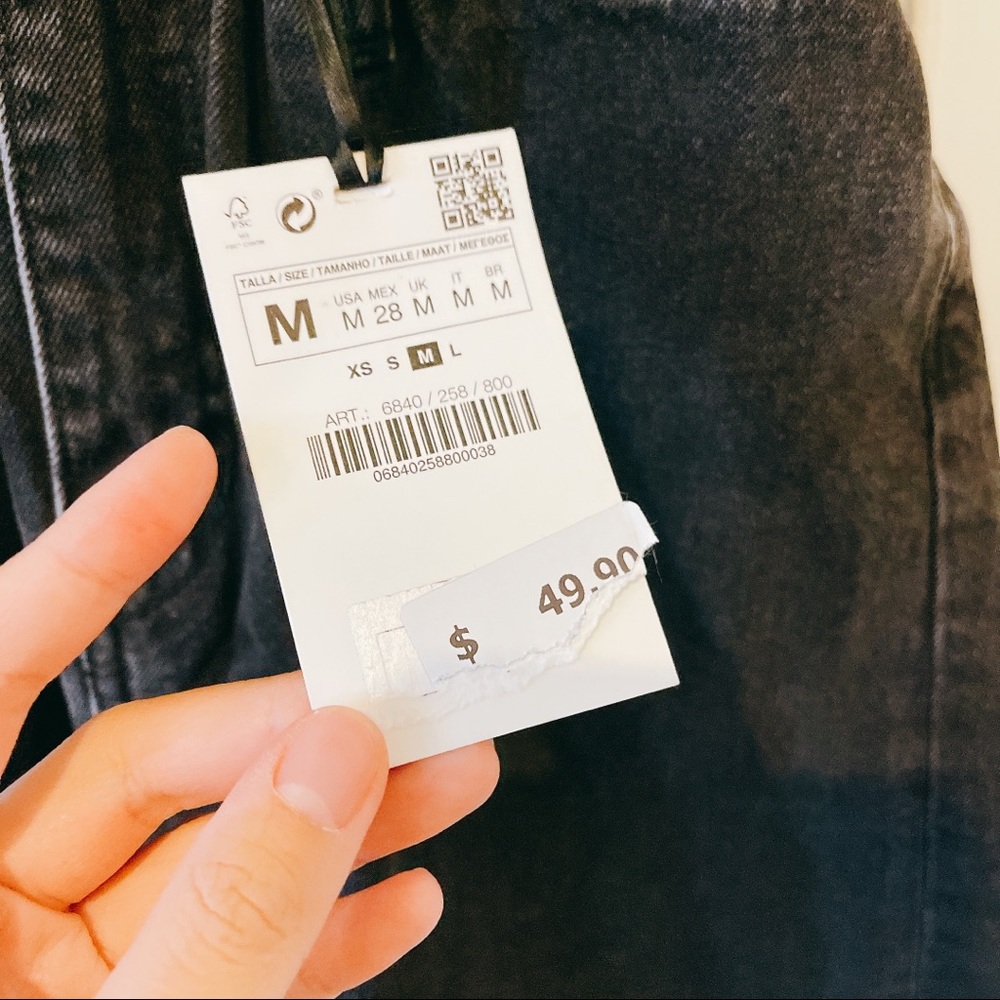 Zara Premium Denim Skirt - Picture 3 of 6